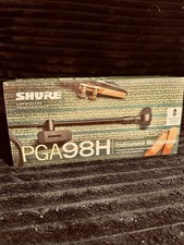 Shure PGA98H-XLR Small-diaphragm Condenser Clip-on Microphone Never Used