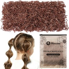 2000pcs Brown Hair Elastics, Hair Ties for Women Girls Soft brown rubber