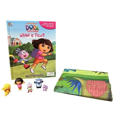 Nickelodeon Dora The Explorer Where Is Tico? Playset Book Figures & Playmat 2011