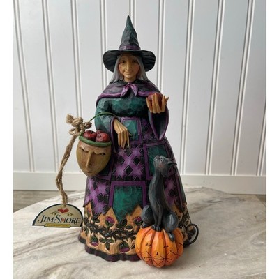 Witch Figurine Halloween Jim Shore Wicked to the Core Heartwood Creek VTG