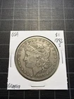 USA Silver Morgan Dollar 1892 S Graffiti