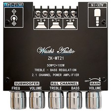 ZK-MT21 2.1Channel Bluetooth Audio Power Amplifier Board Subwoofer 50W 50W 100W
