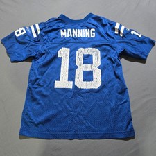 reebok Indianapolis Colts Peyton Manning 18 Football Jersey NFL large youth