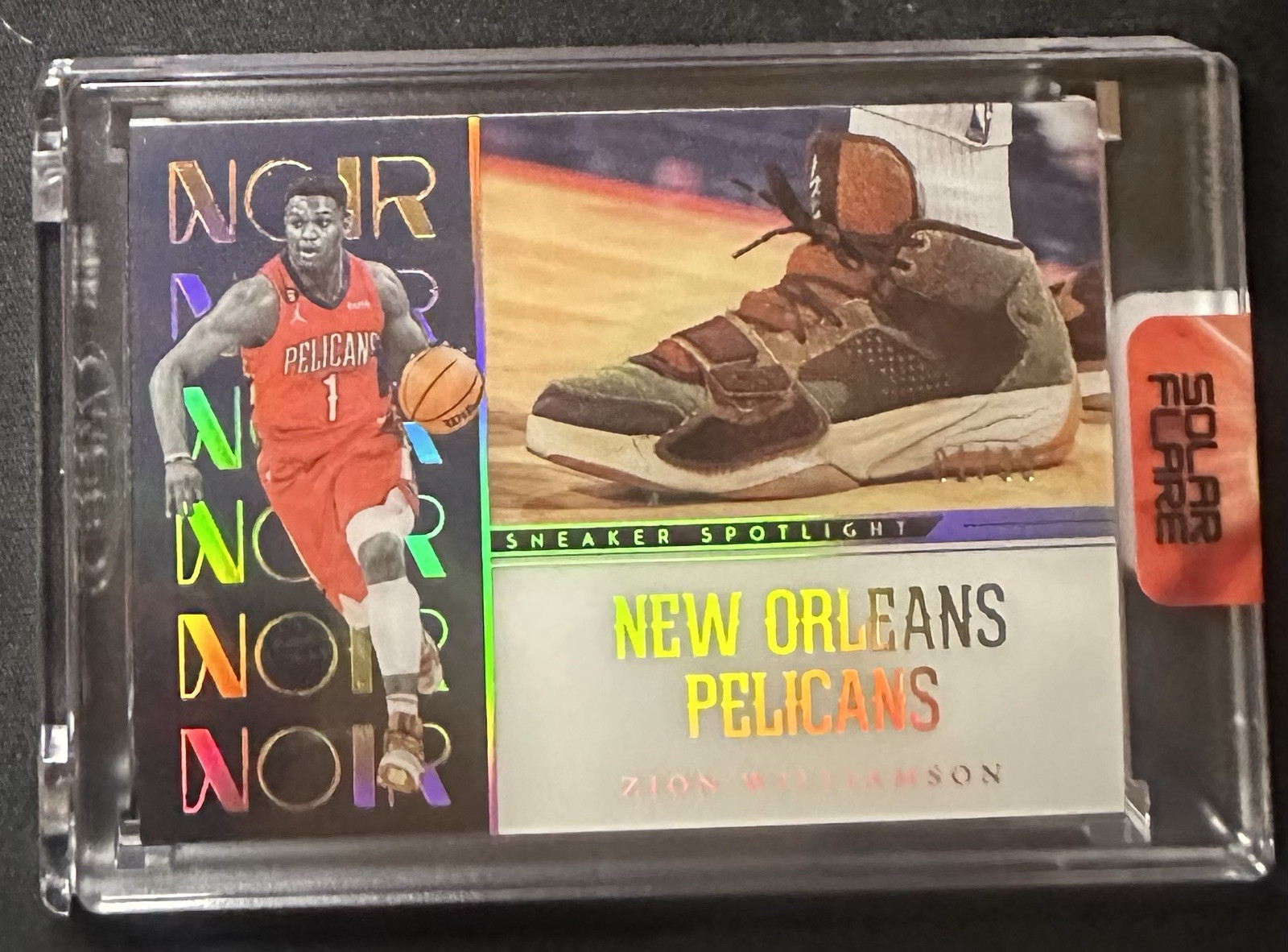 2022-23 Panini Noir Zion Williamson Sneaker Spotlight /99