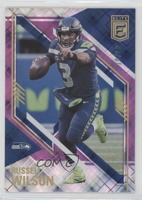 2021 Panini Donruss Elite Purple 10/99 Russell Wilson #13 0c6