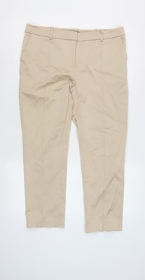 Planet Damen beige Chinohose Größe 12 gerades Bein