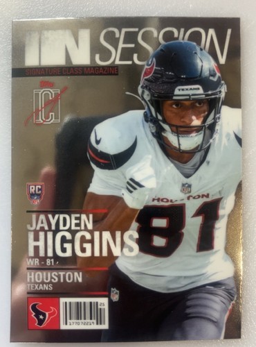 2025 Topps Signature Jayden Higgins Base (RAW)