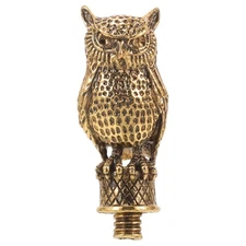 Wax Seal Stamp Handle Only, Vintage Metal Owl Handle, Universal Golden 