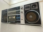 Vintage 1980's Sanyo C30 Cassette Tape Player FM/AM Radio Boombox *READ*