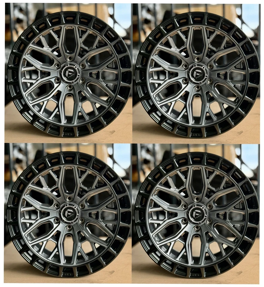 "Ruedas de combustible Sigma de 17"" para GMC Sierra 1500 2015-2025 llantas nuevas 17x9 Gunmetal" Foto 2 de 4