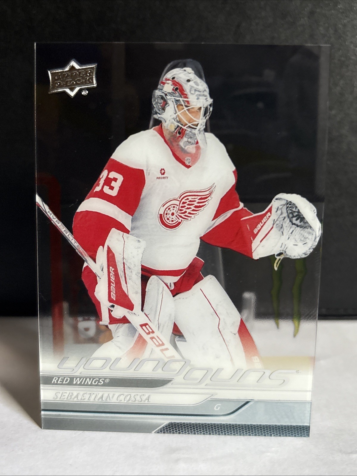 2024-25 Upper Deck Extended Series - CLEAR Young Guns Sebastian Cossa #708