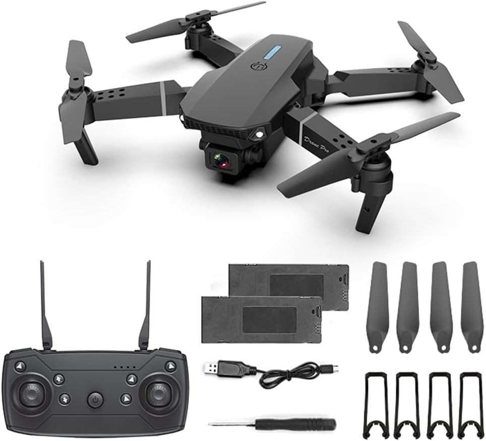 Foldable Drone 1080P WiFi FPV Quadcopter Alt Hold One Key Take Off HCHI