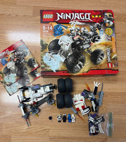 Lego Ninjago Skull Truck 2506 100% Complete + All Minifigures, instructions, Box