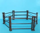 Playmobil 6 Brown Vintage Fence Parts for Farm, Ranch, Animals, Western