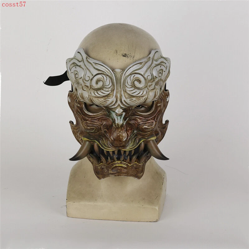 Hot Game Black Myth: Wukong The Destined One Cosplay Props Mask Resin Nuo Mask - Image 3 of 4