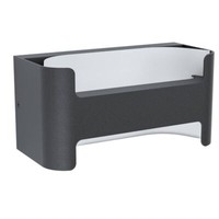 Eglo 98729 Passirano Led AußEn-Wand-/Deckenleuchte 5W Schwarz Weiss Warmweiss I