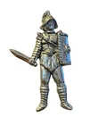 Roman Gladiator Detailed Pewter (P) Lapel Pin Badge