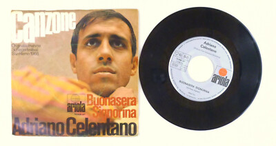 7'' Single Vinyl - Adriano Celentano   Canzone - S10255 K69