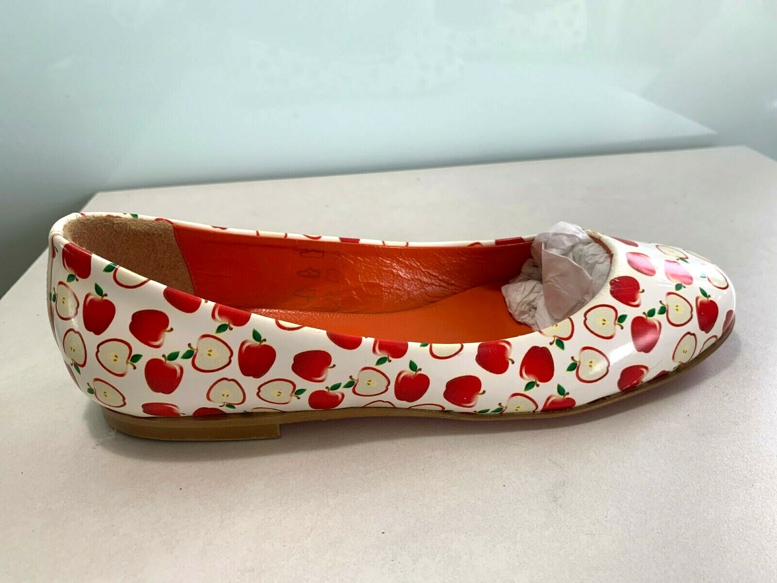 St. HONORE PARIS Women's Size 5 ALL Leather Ballerina Flat Heel Shoes