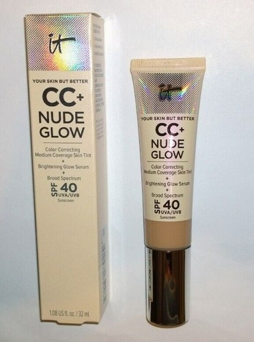 IT Cosmetics CC+ Nude Glow Serum Foundation SPF40 - Full Size - You Choose Shade - Picture 3 of 4