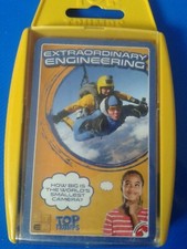 Scarce EXTRAORDINARY ENGINEERING Top trumps complete MINT CONDITION