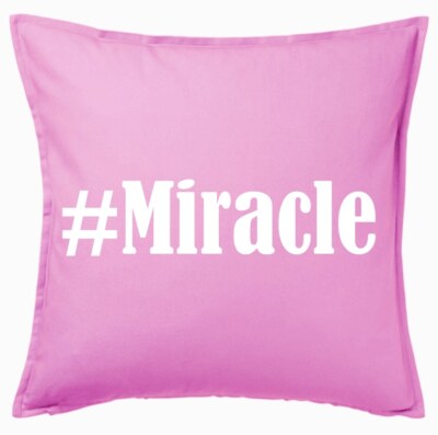 #Miracle Kissenbezug Pink Ich Liebe Miracle 157820