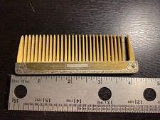 Vintage 4" Comb - silver plated