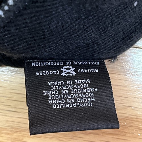 Cappello San Francisco Giants New Era Beanie MLB in maglia nero arancione ponte pom con polsini - Foto 5 di 6