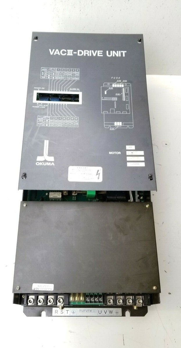 OKUMA VACIII-DRIVE UNIT MOTOR D22 AC DRIVE | eBay
