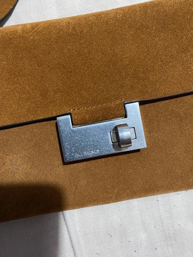 All Saints Francois Leather Crossbody Bag New With Tags Genuine Sold Out image 3