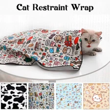 Cat Restraint Wrap Self-Adherent  Anti-Escape Grooming Bag Clipping Nail For Cat