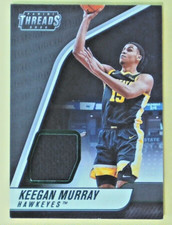 BK Keegan Murray 2022 Panini Chronicles Draft Picks Threads RC JSY Green #21