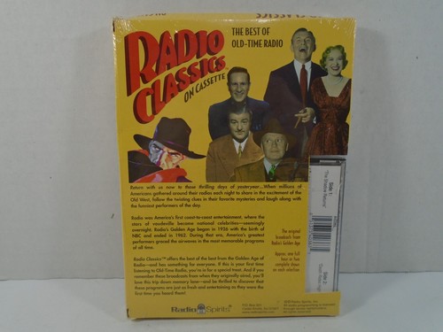 RADIO CLASSICS--THE SHADOW /SHADOW RETURNS & DEATH RIDES HIGH--ON CASSETTE (NEW) - Picture 4 of 7