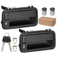Exterior Door Handle W Lock Cylinder For Chevrolet C1500 Gmc K1500 1995-2000