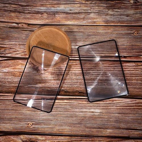 A5 Full Page Large Magnifier Page Glass Reading Aid Lens Magnifying Glass L-ZY - Picture 2 of 10