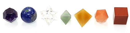 Conjunto de Geometría de Chakra Sagrado Los 7 Chakras Geometría de Piedra Todos los 7 Shakras Conjunto de Chakras - Imagen 8 de 8