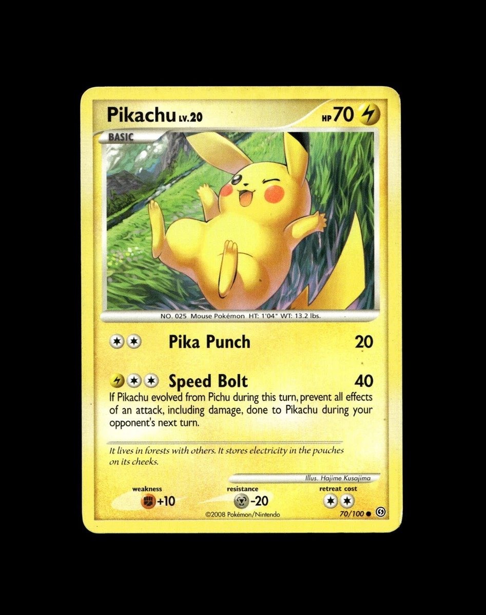 Pikachu Pokémon TCG Individual Collectible Card Game Cards for