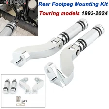 Rear Passenger Foot Pegs Footrest Mount Bracket For Harley Touring Road King 93+