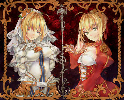 Anime Girls Fate Series Fate Extra Fate Extra CCC  Gaming Mat Desk 22156