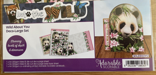 Hunkydory Into the Wild - Wild About You Deco-Large Card Making Kit - Picture 2 of 3