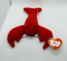 RARE Ty Beanie Baby PINCHERS the LOBSTER 1993 PVC Pellets Mcdonald  s With Tag