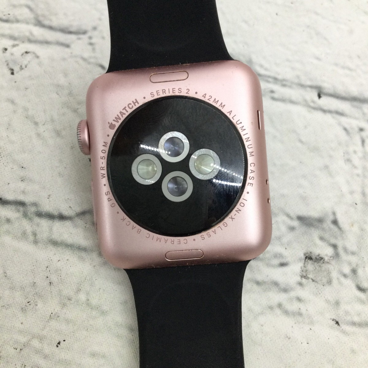 Apple Watch Series 2 42mm Space Gray Aluminum case Black Loop