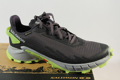 Salomon Alphacross 4 GTX Schnürschuh Wanderschuh Halbschuh grau 470667 NEU!