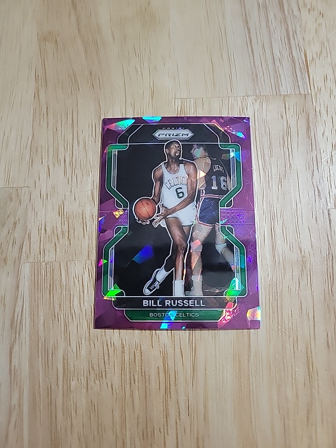 2021-22 Prizm BILL RUSSELL Purple Ice Prizm /149 #254 Boston Celtics HOF SP