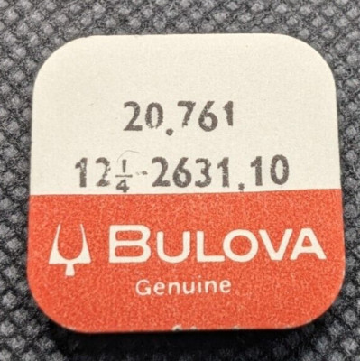 NOS Genuine Bulova Accutron Quartz 12 1/4 - 2631.10 Watch Cell Strap Part 20.761