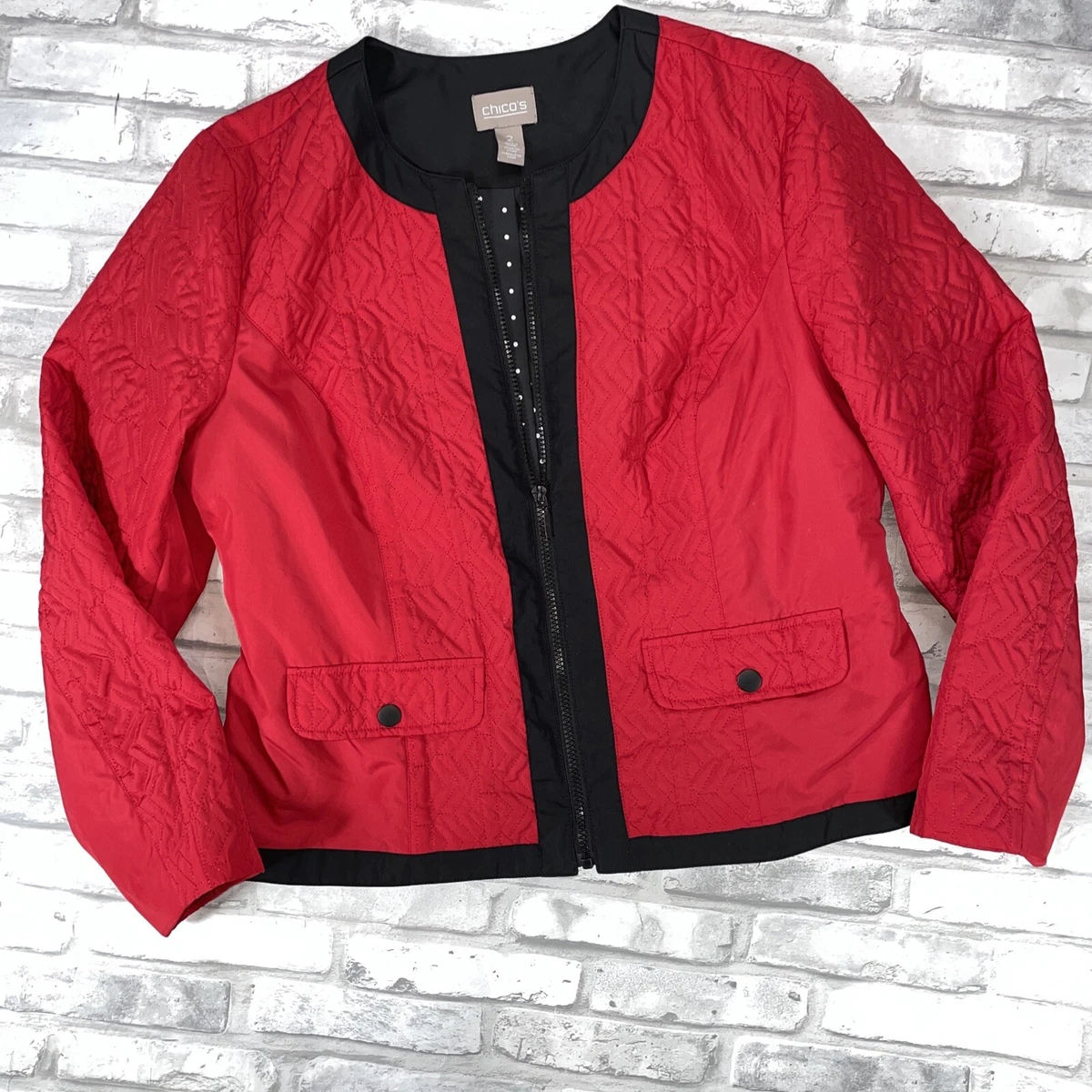 Chicos red cheap jacket