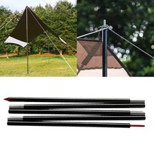 Tarp Poles Canopy Awning 1 Person Tent Rod Shelter Building