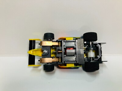 TYCO BENETTON F1 Slot car 440 Magnum chassis ~ NEW ~ & CASE ~ A