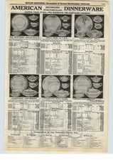 1928 PAPER AD Homer Laughlin Vanderbilt LaSalle Knowles National China Dresden