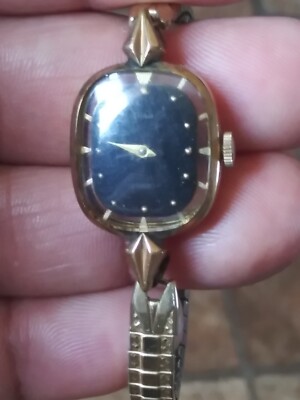 Vintage Stowa ladies mechanical winding gold plated watch VINTAGE RARE LUXURY GOLD PLATED LADIES GERMANY MECHANICAL  main image 4